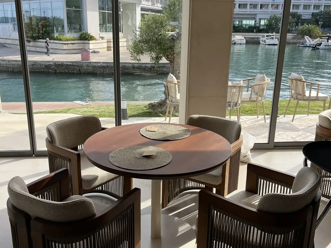 The Monument a mare terrace in Portorož — solid wood furniture