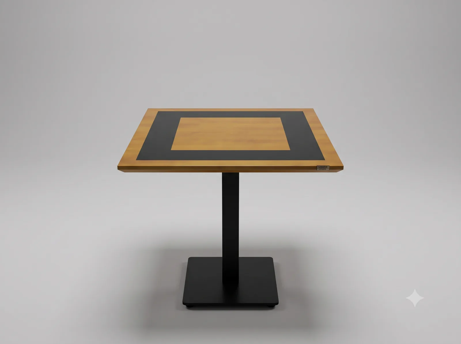 Solid beech table top, single tone or two-tone