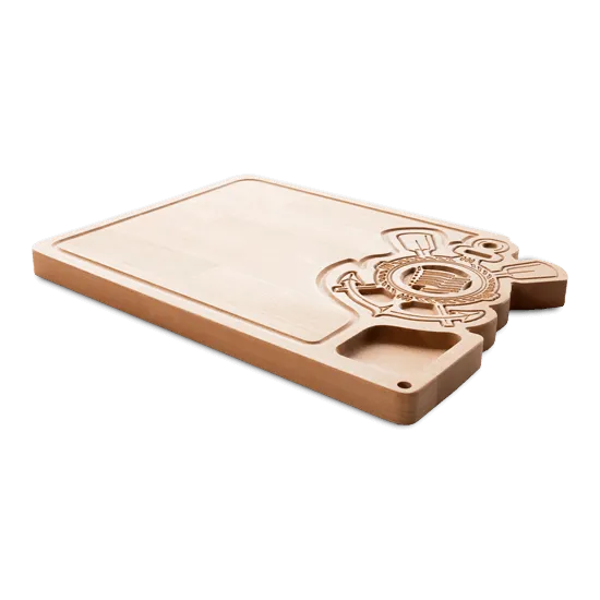SB2 serving board in solid beech with CNC carving