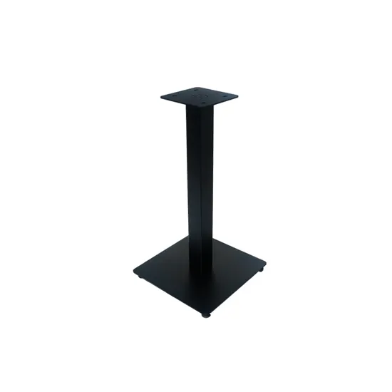 Metal base for a hospitality table