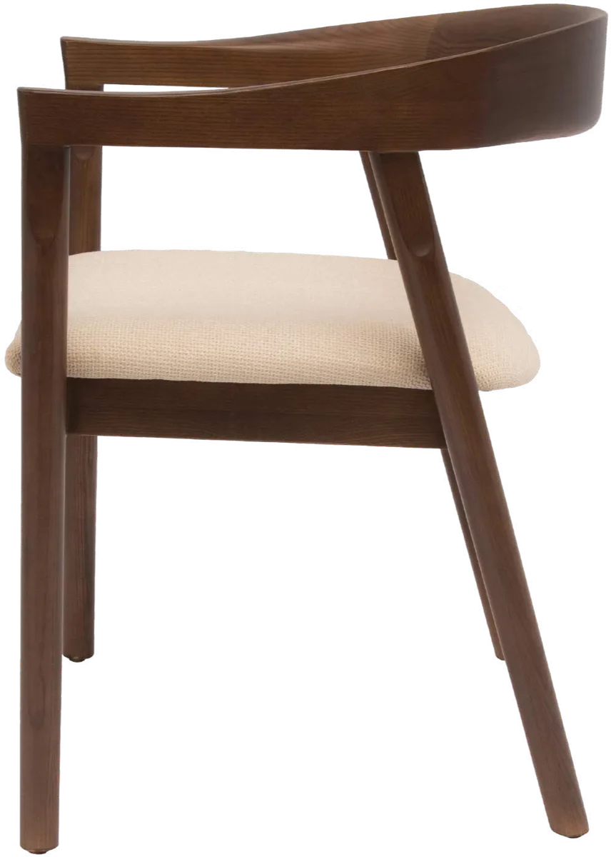 Fiji Nobel Vintage White chair in solid wood