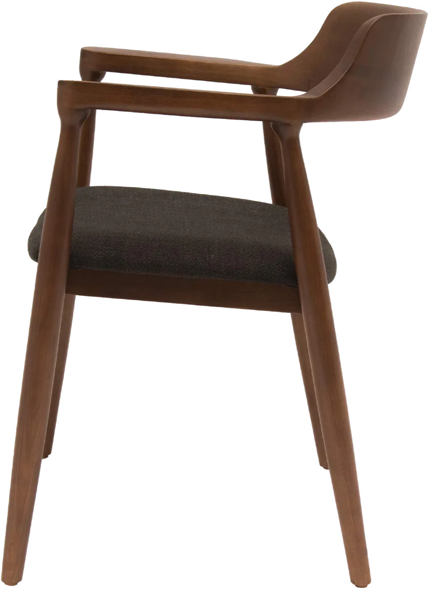 Mikonos Royal Black chair in solid wood