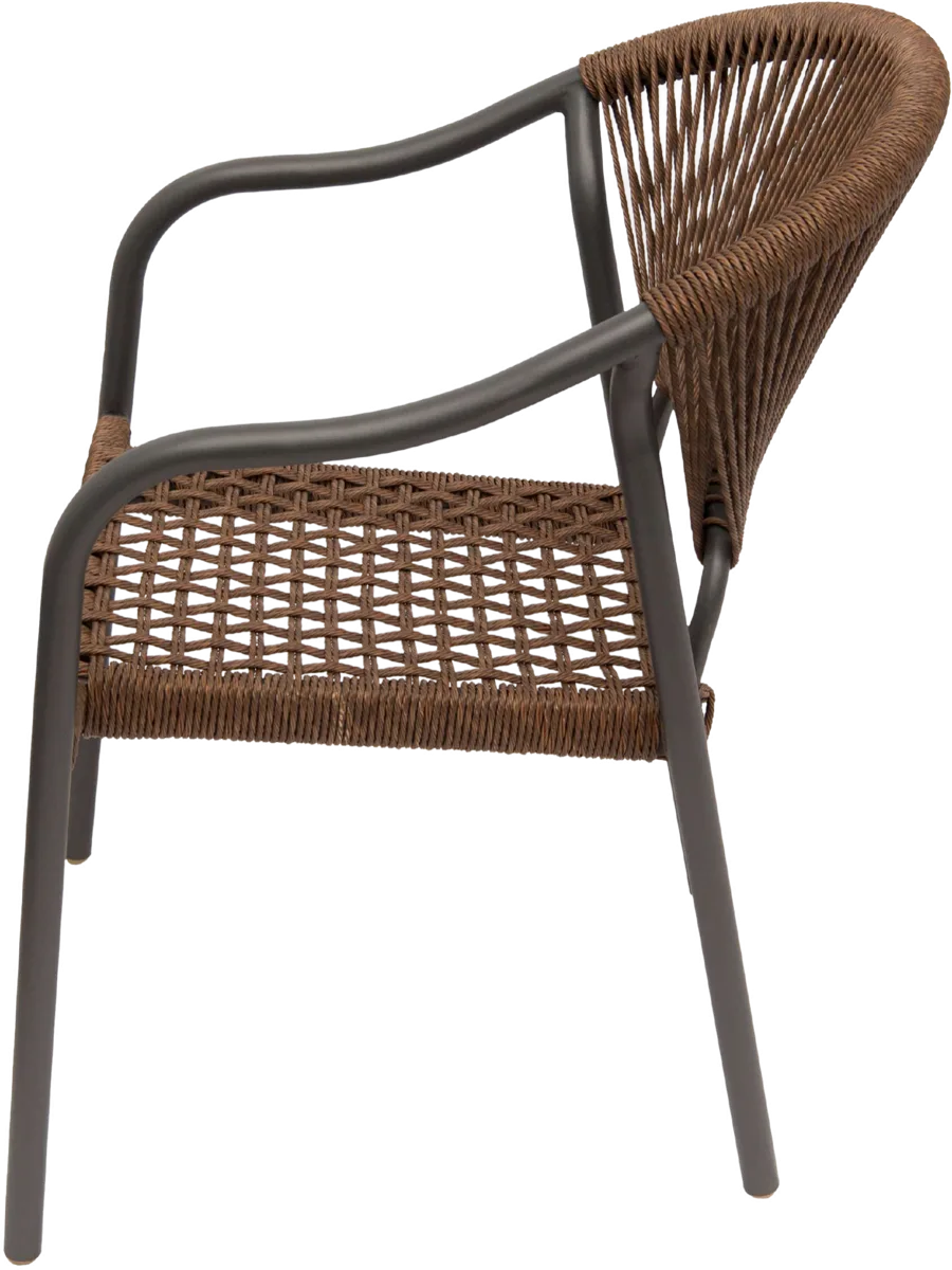 Samos Brown chair in solid wood