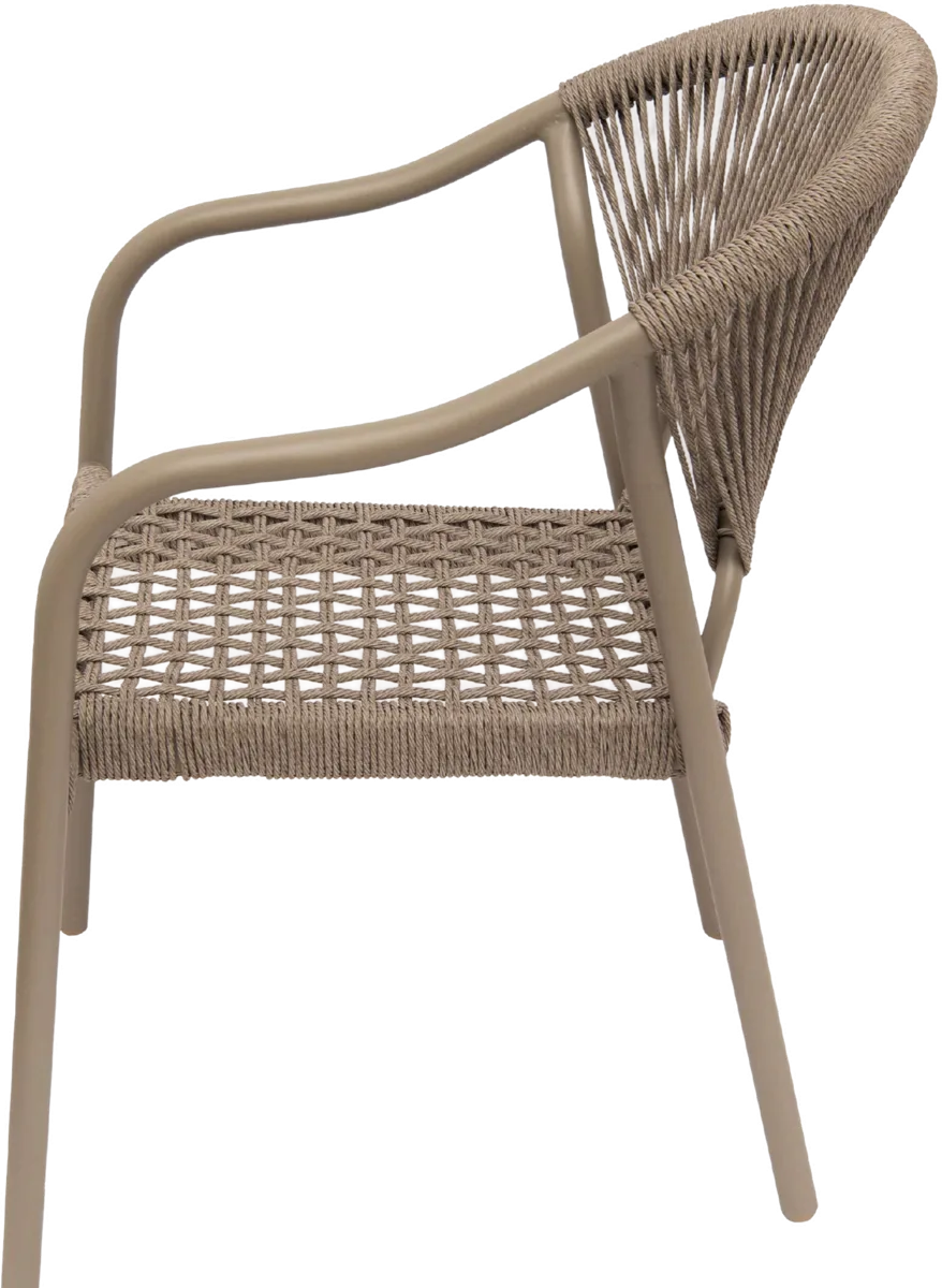 Samos Champagne chair in solid wood