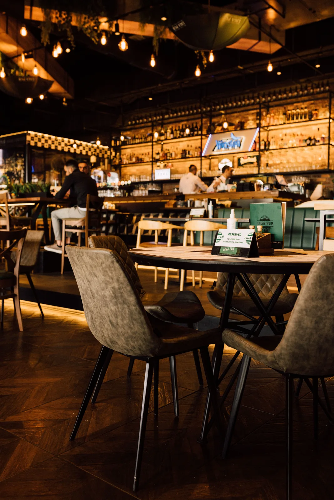 Liga Pub Karaburma, furnished by Stiletto Furniture