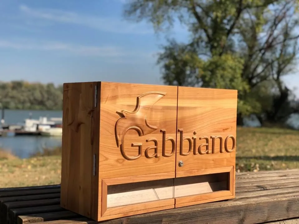 Wooden sign for venues