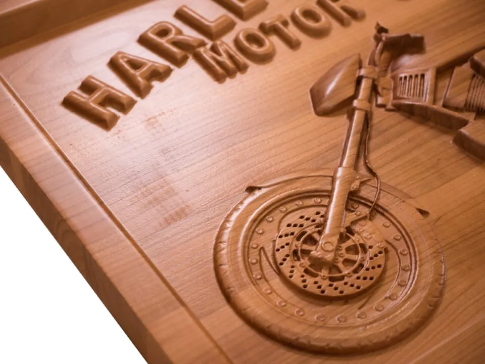 Wooden sign for venues