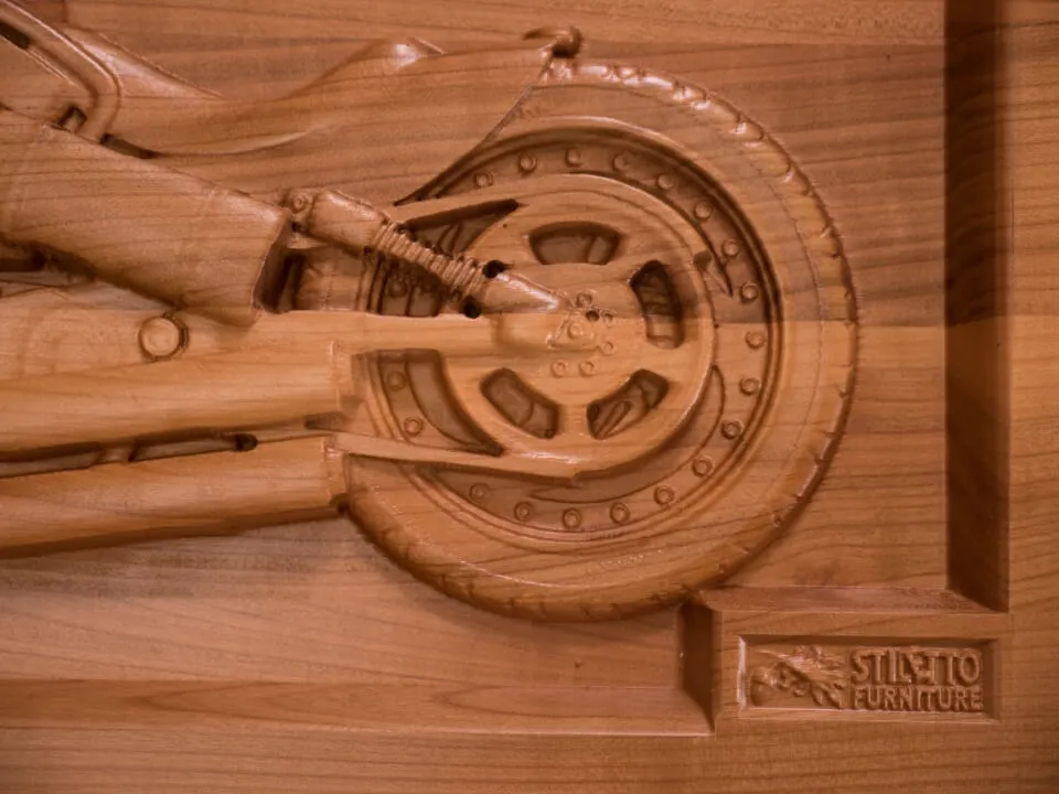 Wooden sign for venues