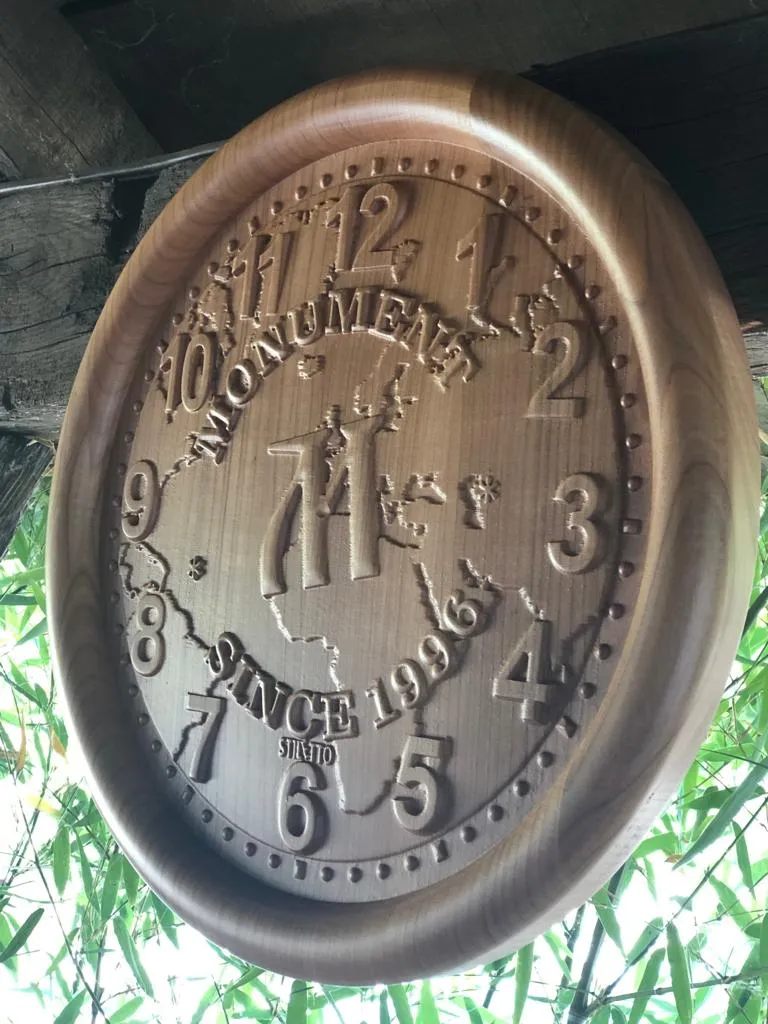 Wooden sign for venues