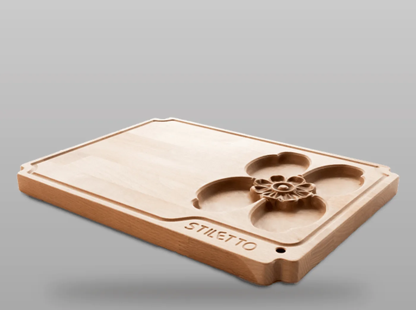 Solid beech serving board