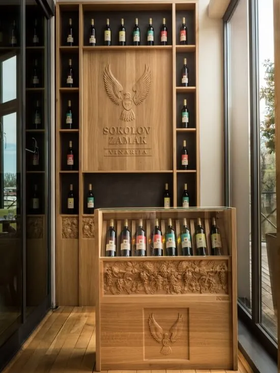 Wooden winery fittings