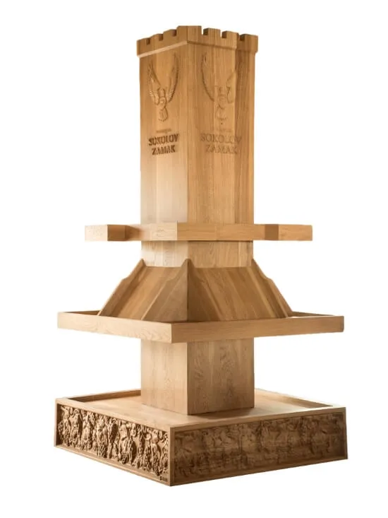 Wooden winery fittings